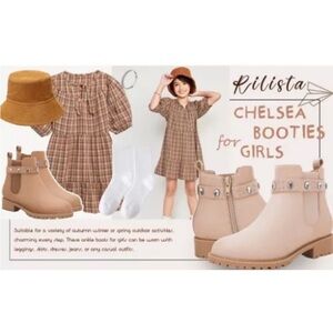 Beige booties for Gurkha size 1y